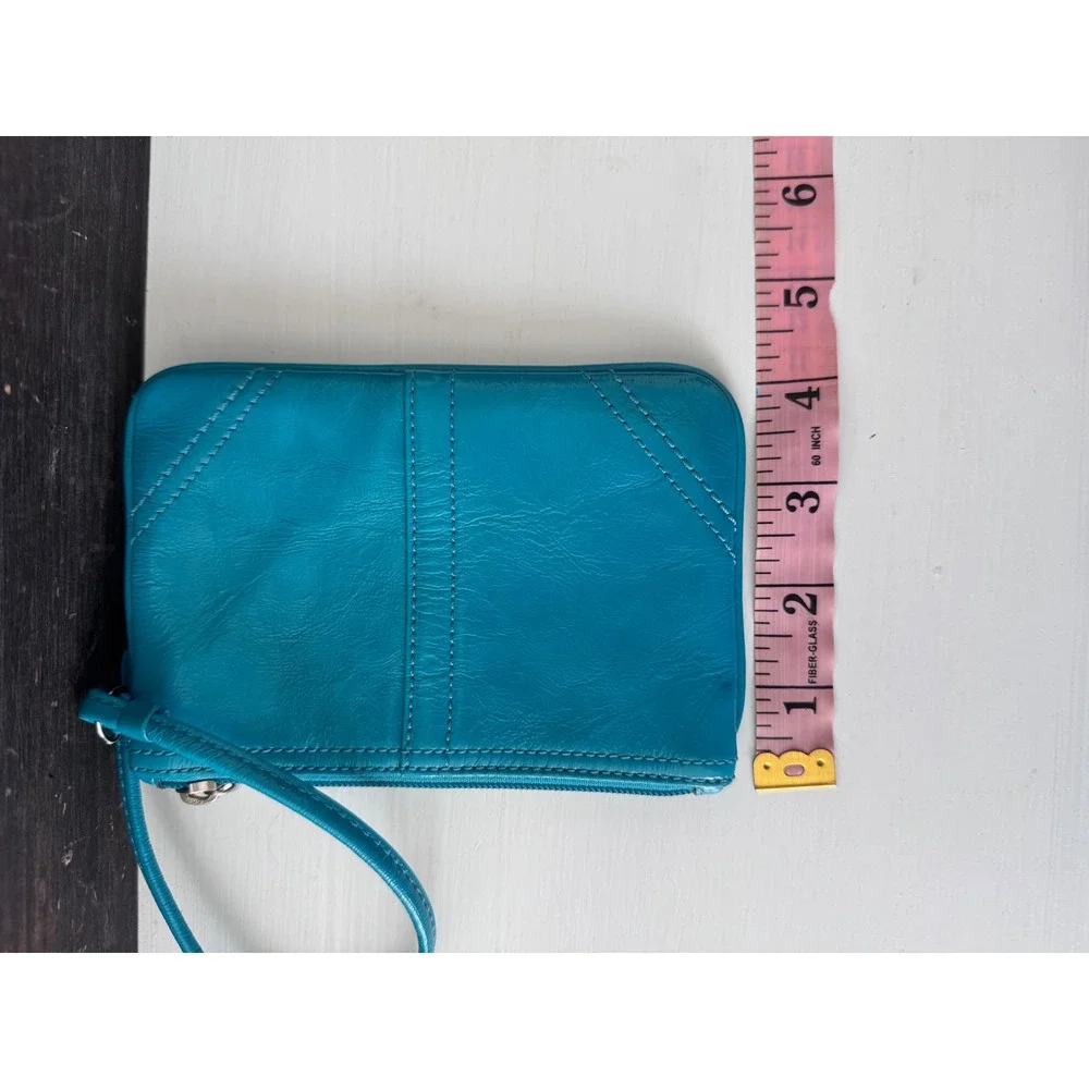 Coach leather wristlet
